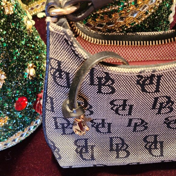 Vtg Dooney & Bourke Bitsy | Heritage y2K Classic Logo | Structured Mini Purse - Picture 13 of 16